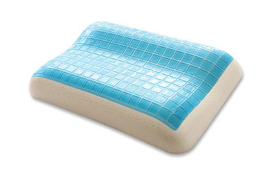 Mαξιλάρι ύπνου που συνδυάζει τεχνολογία cool gel και αφρό μνήμης (memory foam) ανατομικό διαστάσεων 62×37×10/8εκ.
