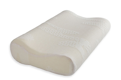 Mαξιλάρι ύπνου με αφρό μνήμης visco (memory foam) εργονομικό διαστάσεων 65×38×12εκ.