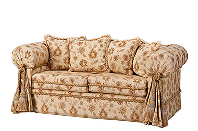 καναπές φούντες