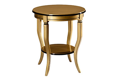 occasional table gold black
